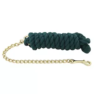 Basic Cotton Lead Rope w/Stud Chain