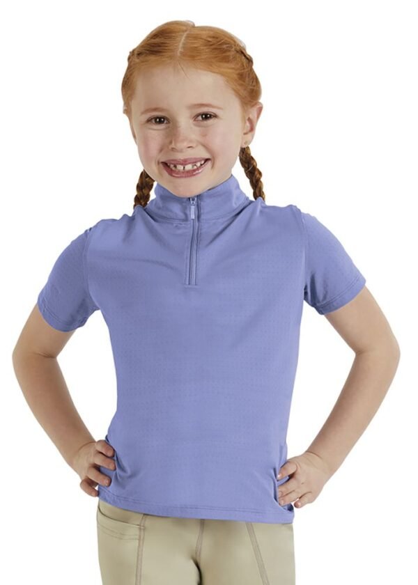 CoolBlast® 100 Kids’ Leslie Short Sleeve Sun Shirt